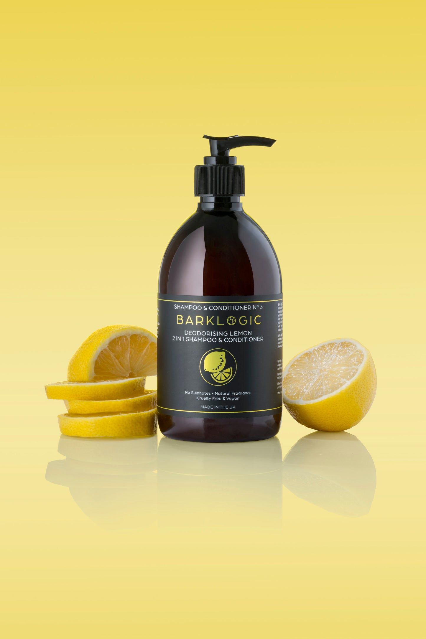 Deodorising Lemon 2 in 1 Shampoo & Conditioner 500ml