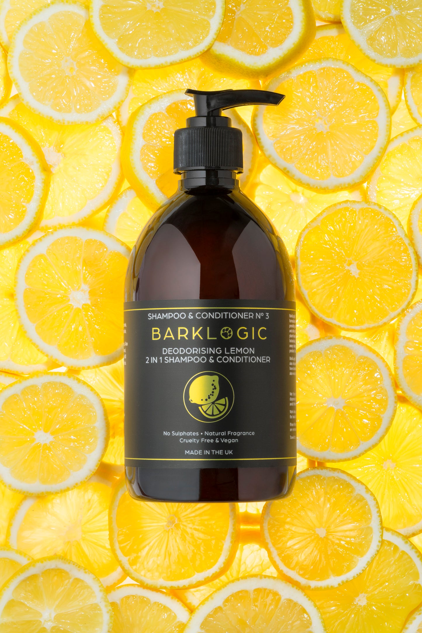 Deodorising Lemon 2 in 1 Shampoo & Conditioner 500ml